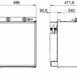 Dometic RM5310 230 v 12v LPG Gas Caravan Fridge -Kitchen Equipment Sales 2159 03 44338.1422027871