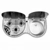 Dometic-Smev 8123 Caravan Campervan Motorhome 3 Burner Hob & Sink Combination -Kitchen Equipment Sales 81231 11343.1536136936