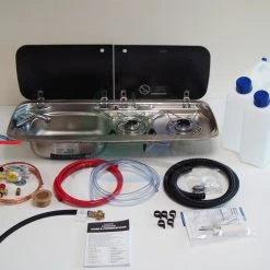 Dometic-Smev 9222 Hob and Sink Van Conversion Kit 1 Inc Template -Kitchen Equipment Sales 9222 LBH wtr 98937.1544021837