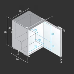 Vitrifrigo C42L 12/24v Marine & Caravan Compressor Fridge -Kitchen Equipment Sales C50 DIMENSIONS 79601.1427795712