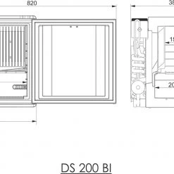 Dometic Silencio DS200 Minicool Mini Fridge 20 Dometic Silencio DS200 Minicool Mini Fridge -Kitchen Equipment Sales DS200 BI dimension 27 44806.1515085577