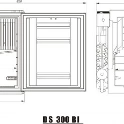 Dometic Silencio DS300 Minicool Silent Fridge 16 Dometic Silencio DS300 Minicool Silent Fridge -Kitchen Equipment Sales DS300 BI dimension 27 63175.1515157381