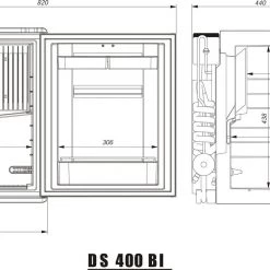Dometic Silencio DS400 Silent Mini Bar Fridge 17 Dometic Silencio DS400 Silent Mini Bar Fridge -Kitchen Equipment Sales DS400 BI dimension 27 60953.1515168548