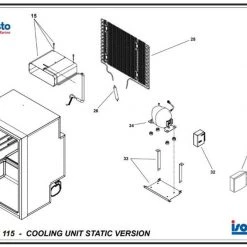 Webasto Freeline Elegance 115L Compressor Caravan Motorhome Fridge 7 Webasto Freeline Elegance 115L Compressor Caravan Motorhome Fridge -Kitchen Equipment Sales FL115 64166.1575296756
