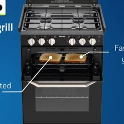 Thetford K1520 Lightweight Oven and Hob Cooker With Dual Fuel Option -Kitchen Equipment Sales Frame 02151 79226.1548361911