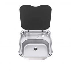 Thetford Spinflo Basic Line Rectangular Caravan Sink with Siphon & Seal