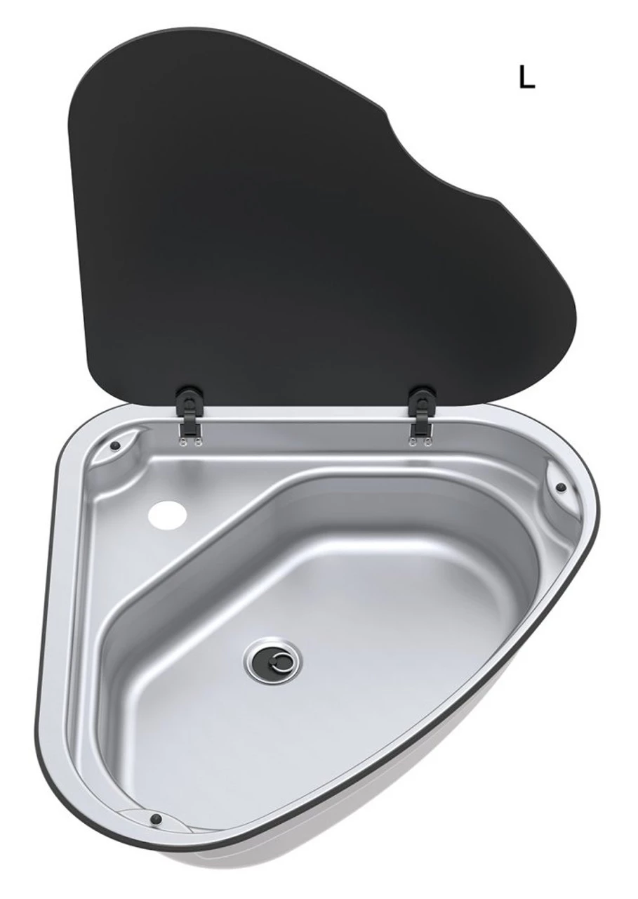 Thetford Spinflo Basic Line Triangular Caravan Sink 4 Thetford Spinflo Basic Line Triangular Caravan Sink - Image 2