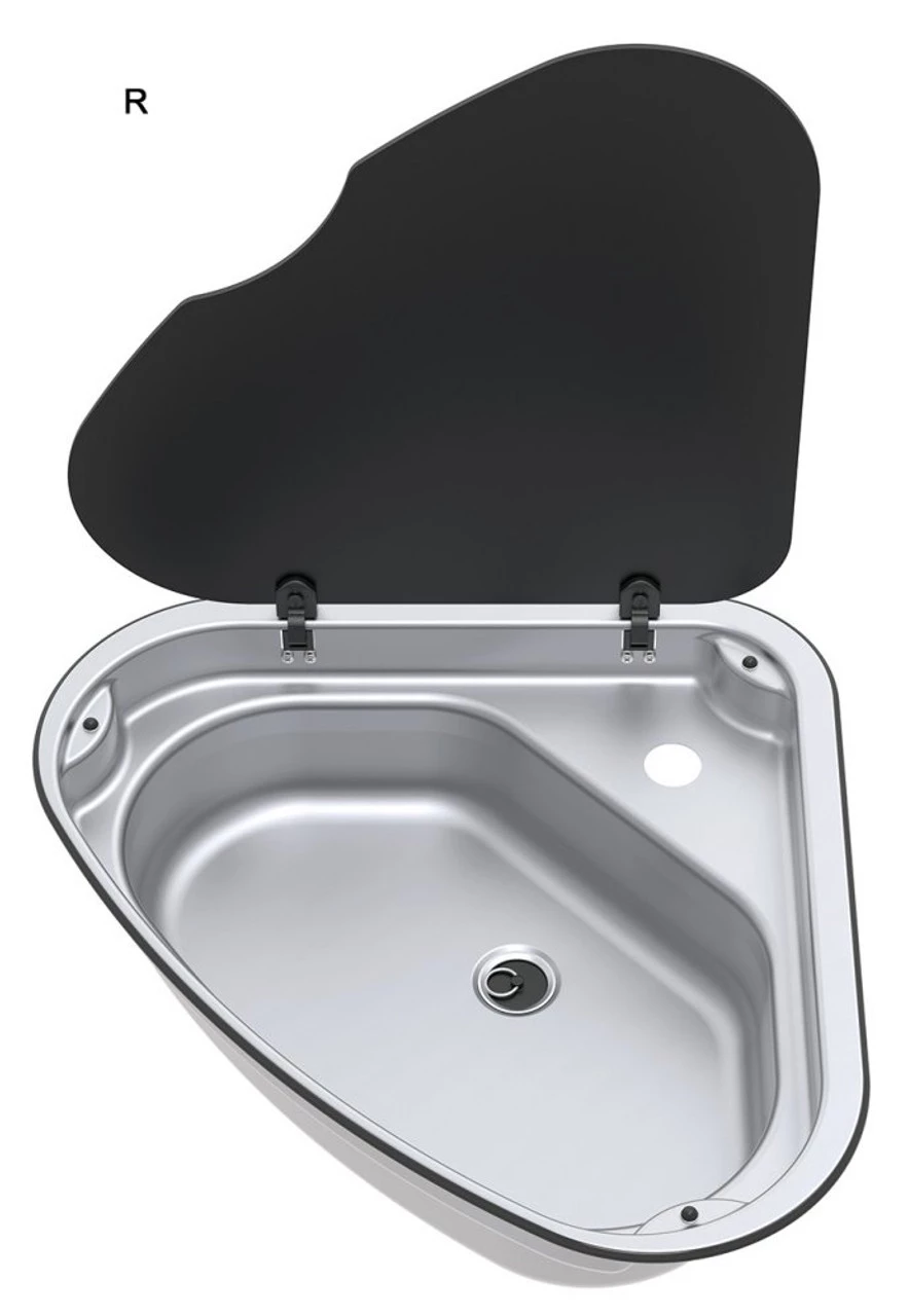 Thetford Spinflo Basic Line Triangular Caravan Sink 5 Thetford Spinflo Basic Line Triangular Caravan Sink - Image 3