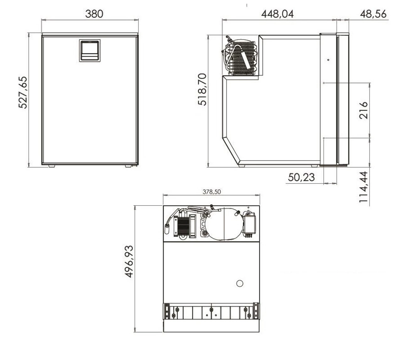 Webasto Cruise CR49 Elegance Campervan & Caravan Compressor Fridge 6 Webasto Cruise CR49 Elegance Campervan & Caravan Compressor Fridge - Image 4