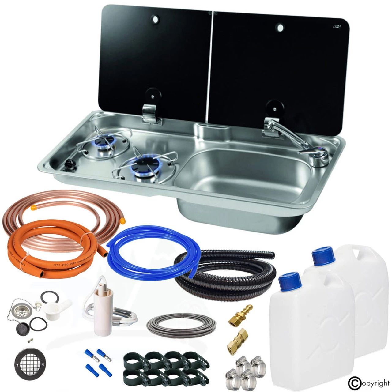 CAN FL1765 FL1766 Hob and Sink Camper Van Conversion Kit 3 CAN FL1765 FL1766 Hob and Sink Camper Van Conversion Kit