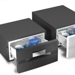 Vitrifrigo D20A 12v Drawer Fridge Freezer for Campervans -Kitchen Equipment Sales internal view closeup 89405.1635778883